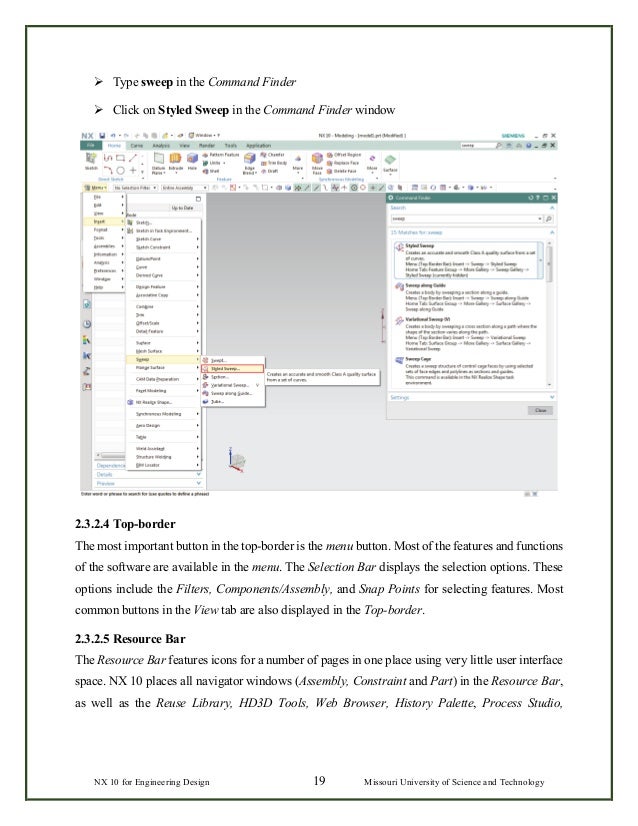 Ug Nx Motion Simulation Tutorial Filetype Pdf